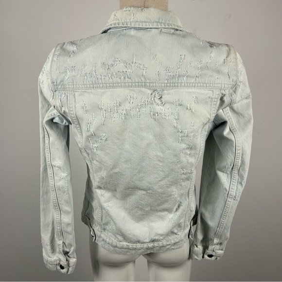 ❤️ MAISON SCOTCH Women's Light Blue Denim Jacket 2 - Picture 4 of 12
